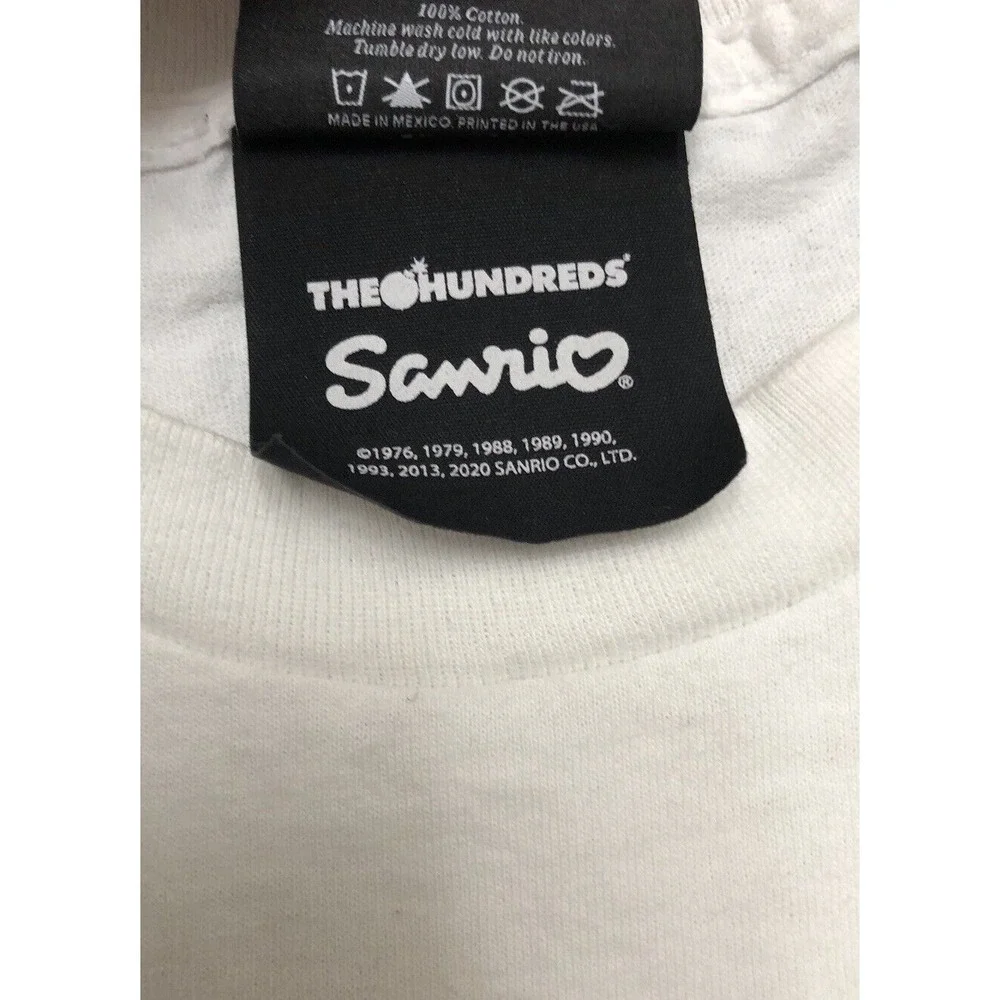The Hundreds X Sanrio Pekkle T Shirt M White Hello Kitty Friends‎ Streetwear